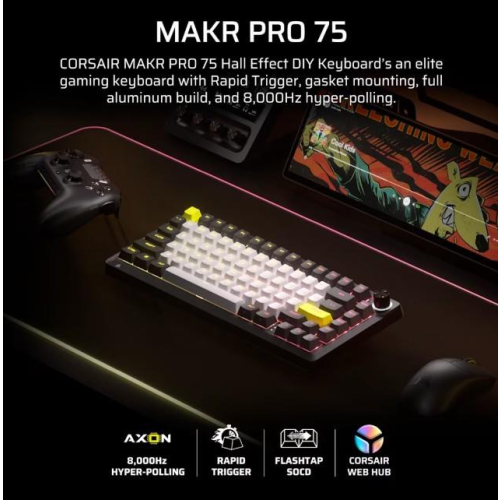 Klawiatura gamingowa Makr Pro 75 Carbon-25488173