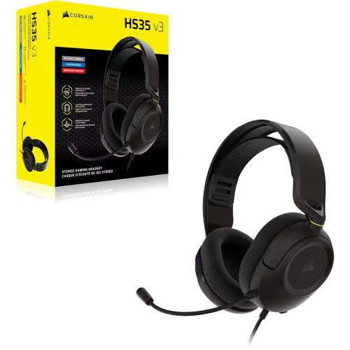 Słuchawki przewodowe HS35 Stereo V3 czarne-25488207