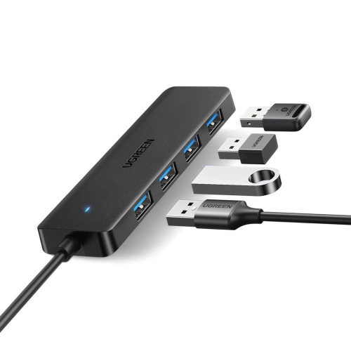 HUB adapter 4w1 USB-A -> USB-A X4 - czarny-25488271