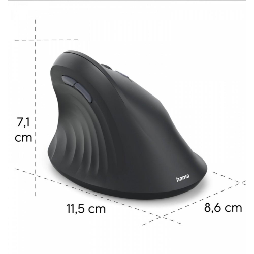 Mysz ergonomiczna bezprzewodowa EWM-500-25488540