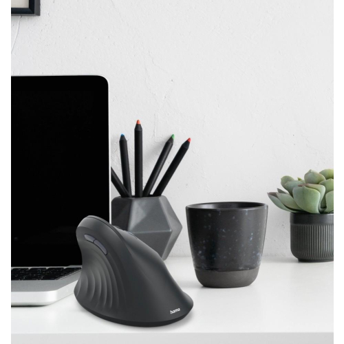 Mysz ergonomiczna multi device EWM-600 czarna-25488548