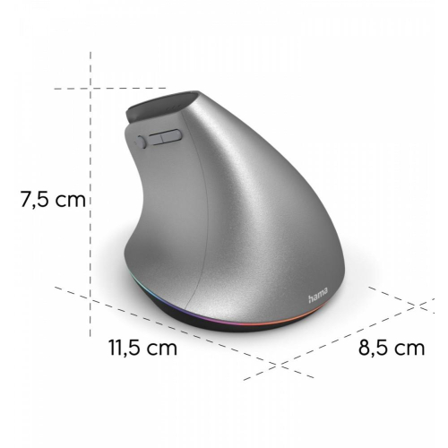Mysz ergonomiczna multi device EWM-700 grafitowa-25488562