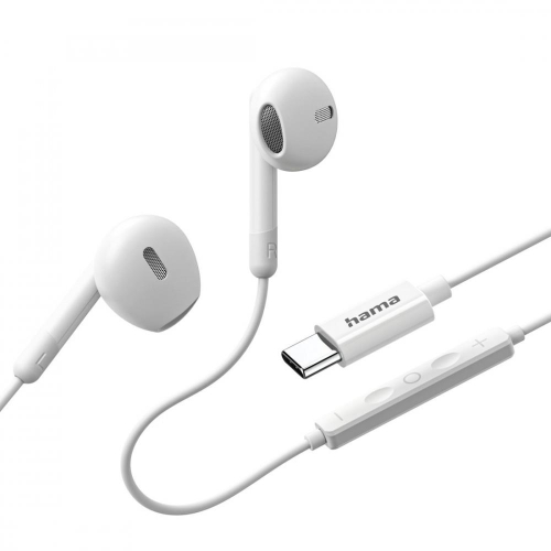Słuchawki douszne classy usb-c białe-25488806