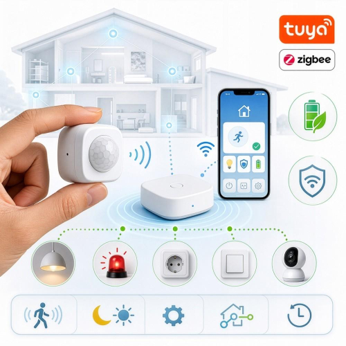 Czujnik ruchu Zigbee Tuya GB740-25490636