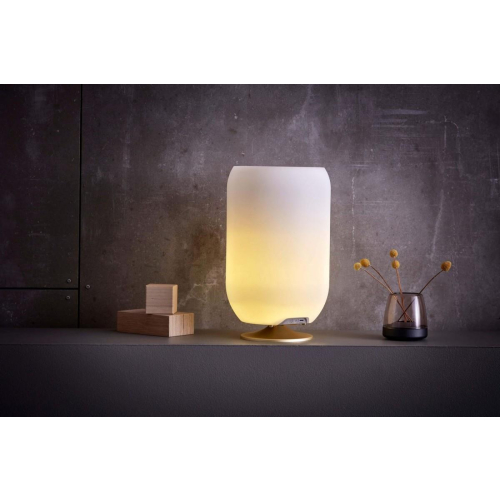 Lampa LED z głośnikiem i coolerem na napoje Atmos golden-25491817