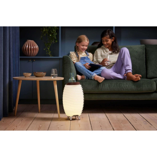 Lampa LED z głośnikiem i coolerem na napoje Synergy 65 biała-25491852