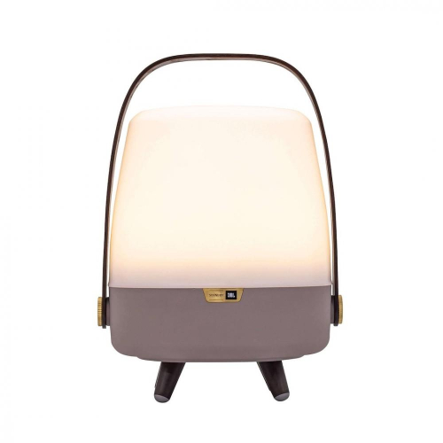 Lampa przenośna z głośnikiem Lite-Up Play Mini szara