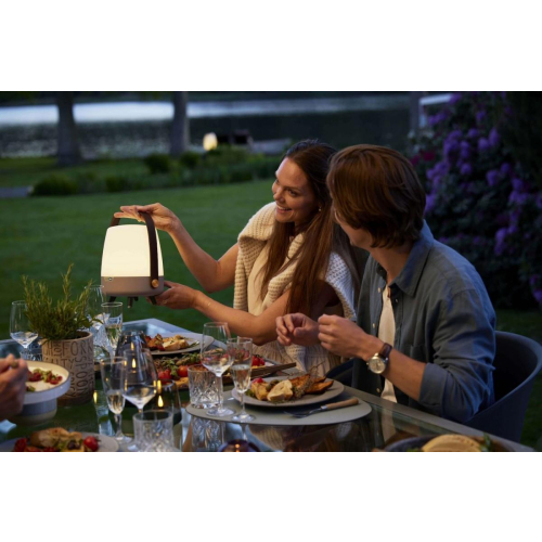 Lampa przenośna z głośnikiem Lite-Up Play Mini szara-25491902
