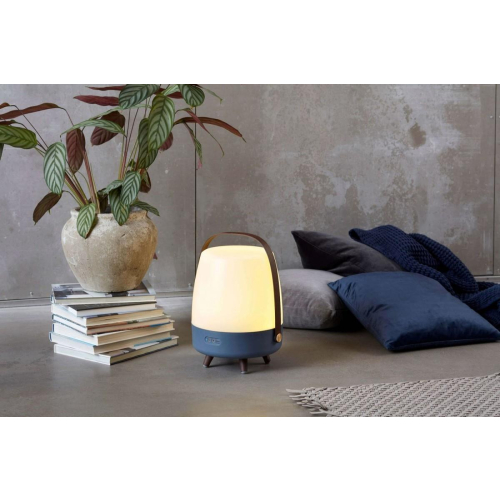 Lampa przenośna z głośnikiem Lite-Up Play beżowa-25491930