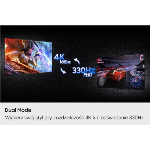 Monitor 32 cale Odyssey G73SH OLED 3840x2160 UHD 16:9 2xHDMI 1xDP 0,03ms 330/165Hz płaski 3Yd2d (LS32HG732SUXEN)-254921