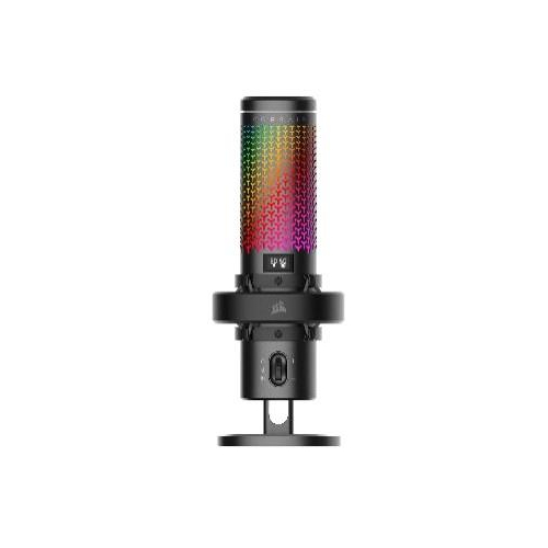 Mikrofon gamingowy pojemnościowy USB VOXARA czarny