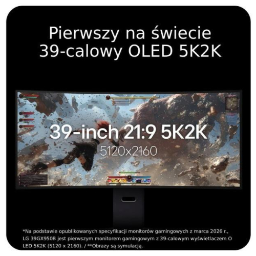 Monitor zakrzywiony gamingowy 39 cali 39GX950B-B-25493084