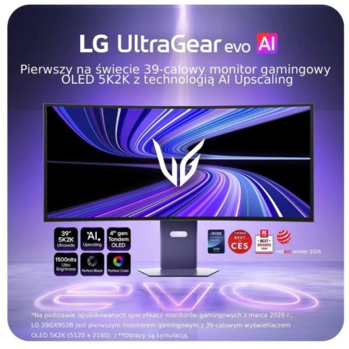 Monitor zakrzywiony gamingowy 39 cali 39GX950B-B-25493085