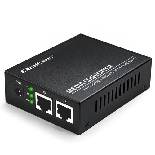 Dwukierunkowy media konwerter SWITCH Ethernet 2xRJ45 2xSFP | 1000Mb/s | 5V-25493171