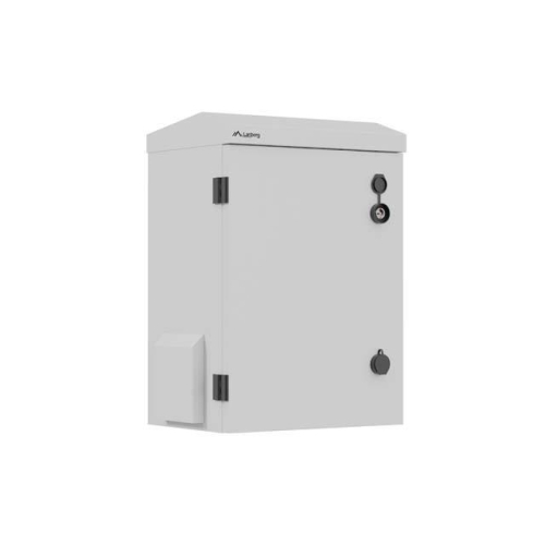 Szafa rack wisząca 10 cali hermetyczna IP55 montaż na ścianie/słupie340x250x500 szara (złożona)-25493324