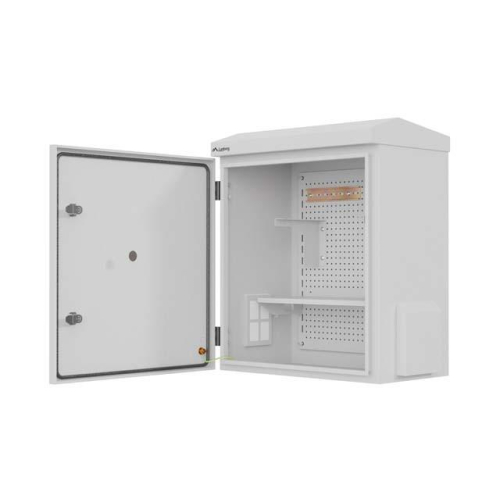 Szafa rack wisząca 10 cali hermetyczna IP55 montaż na ścianie/słupie 420x300x500mm szara (złożona)-25493341