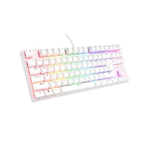 Klawiatura Genesis THOR 303 TKL US RGB silent biała-25493627