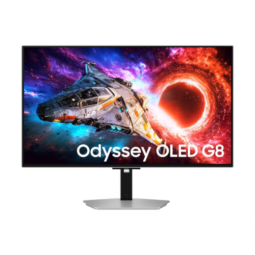 Monitor 27 cali Odyssey G80SH OLED 3840x2160 UHD 16:9 2xHDMI 1xDP 2xUSB 3.2 1xUSB-C 90W 0,03ms 240Hz HAS+PIV płaski 2Yd2d (LS27HG800SUXEN)