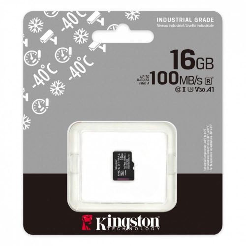 Karta microSD 16GB CL10 UHS-I Industrial bez adaptera-25494702