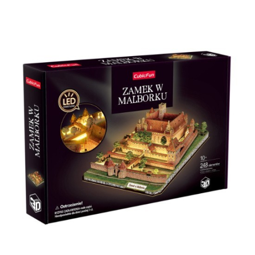Puzzle 3D Zamek w Malborku LED