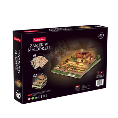 Puzzle 3D Zamek w Malborku LED-25495729