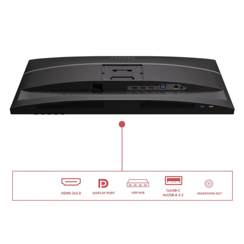 Monitor 27 cali U27E4CV IPS 60Hz 4K HDMIx2 DP USB-C RJ45 Pivot Głośniki-25496738