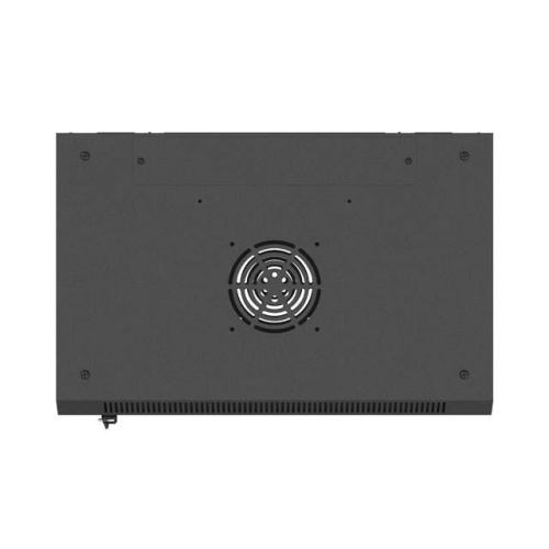 Szafa instalacyjna rack wisząca 19 cali 9U 540x350mm czarna drzwi pełen metal (flat pack)-25497122