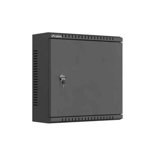 Szafa instalacyjna TPR 10 cali z płytą MESH 340x340x140mm czarna (złożona)