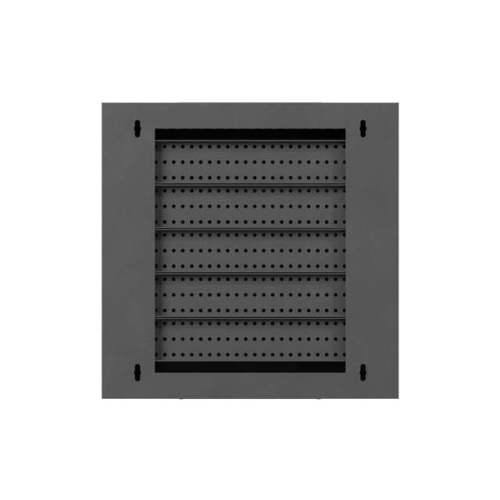 Szafa instalacyjna TPR 10 cali z płytą MESH 340x340x140mm czarna (złożona)-25497137