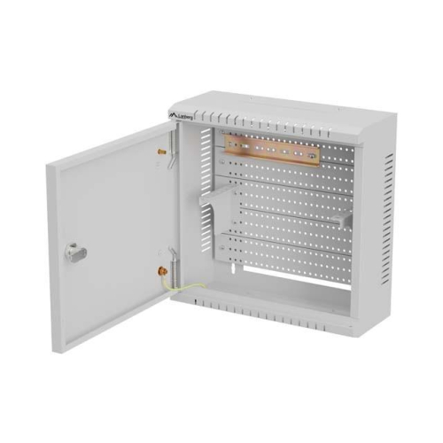Szafa instalacyjna TPR 10 cali z płytą MESH 340x340x140mm biała (złożona)-25497153