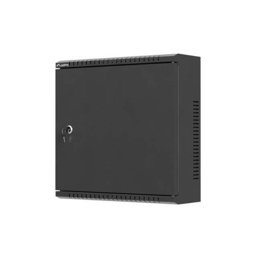 Szafa instalacyjna TPR 10 cali z płytą MESH 400x400x140mm czarna (złożona)-25497155