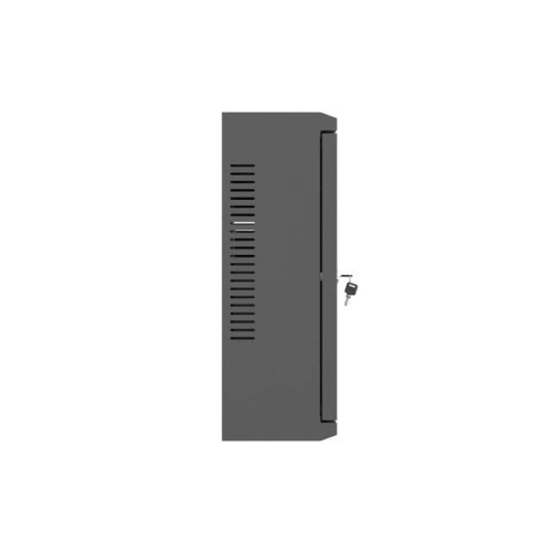 Szafa instalacyjna TPR 10 cali z płytą MESH 400x400x140mm czarna (złożona)-25497157