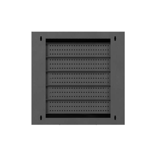 Szafa instalacyjna TPR 10 cali z płytą MESH 400x400x140mm czarna (złożona)-25497161