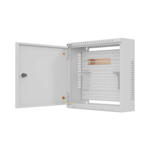 Szafa instalacyjna TPR 10 cali z płytą MESH 400x400x140mm szara (złożona)-25497170