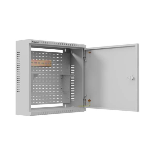 Szafa instalacyjna TPR 10 cali z płytą MESH 400x400x140mm szara (złożona)-25497171
