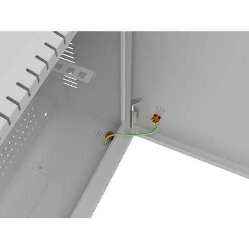 Szafa instalacyjna TPR 10 cali z płytą MESH 400x400x140mm szara (złożona)-25497175
