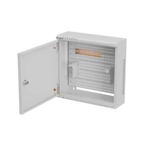 Szafa instalacyjna TPR 10 cali z płytą MESH 400x400x140mm szara (złożona)-25497177