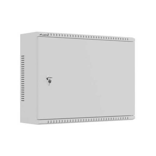 Szafa instalacyjna TPR 10 i 19 cali z płytą MESH 560x420x180mm szara (złożona)