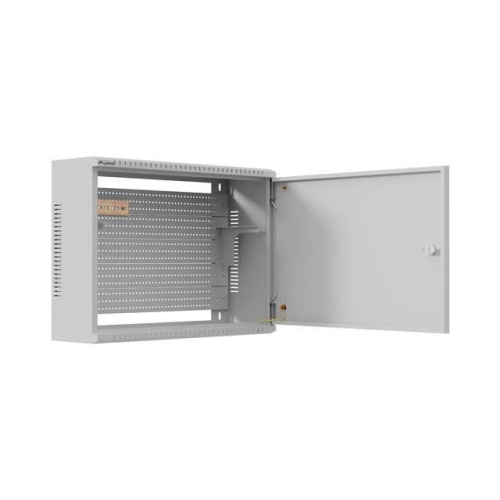 Szafa instalacyjna TPR 10 i 19 cali z płytą MESH 560x420x180mm szara (złożona)-25497195