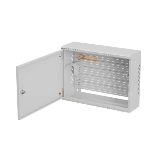 Szafa instalacyjna TPR 10 i 19 cali z płytą MESH 560x420x180mm szara (złożona)-25497201
