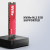 Axagon ADSA-M2C11L stacja dokująca do dysków twardych USB 3.2 Gen 2 (3.1 Gen 2) Type-C Czarny-25577518
