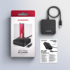 Axagon ADSA-M2C11L stacja dokująca do dysków twardych USB 3.2 Gen 2 (3.1 Gen 2) Type-C Czarny-25577523