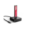 Axagon ADSA-M2C11L stacja dokująca do dysków twardych USB 3.2 Gen 2 (3.1 Gen 2) Type-C Czarny