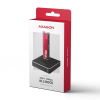 Axagon ADSA-M2C11 stacja dokująca do dysków twardych USB 3.2 Gen 2 (3.1 Gen 2) Type-C Czarny-25577526