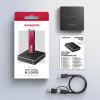Axagon ADSA-M2C11 stacja dokująca do dysków twardych USB 3.2 Gen 2 (3.1 Gen 2) Type-C Czarny-25577535