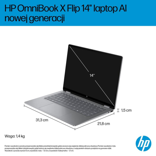 HP OmniBook X Flip 2in1 14-fk0020nw Ryzen AI 5 340 14