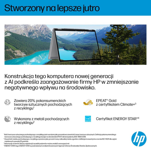 HP OmniBook X Flip 2in1 14-fk0020nw Ryzen AI 5 340 14