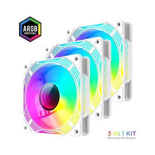 Gamemax Case Fan | KF300R WH | White