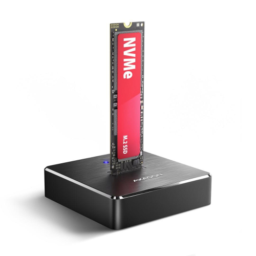 Axagon ADSA-M2C11 stacja dokująca do dysków twardych USB 3.2 Gen 2 (3.1 Gen 2) Type-C Czarny