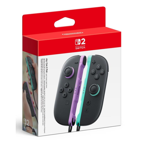 Nintendo Joy-Con 2 Czarny, Jasnozielony, Fioletowy Bluetooth Gamepad Analogowa/Cyfrowa Nintendo Switch 2-25578903